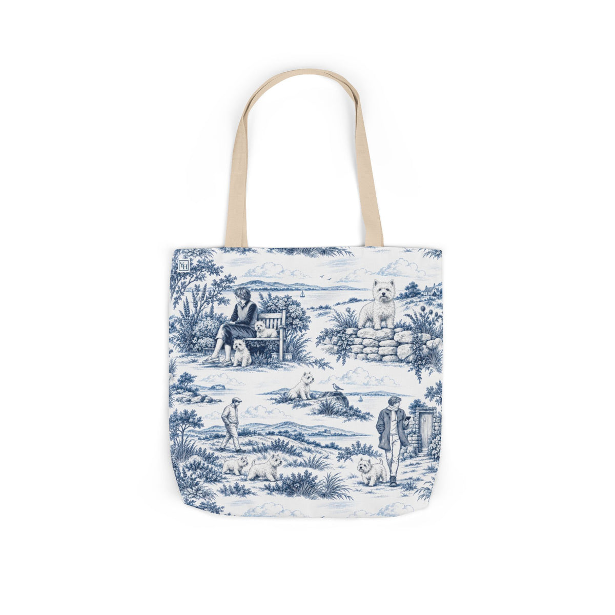 West Highland Terrier Toile - Canvas Tote Bag