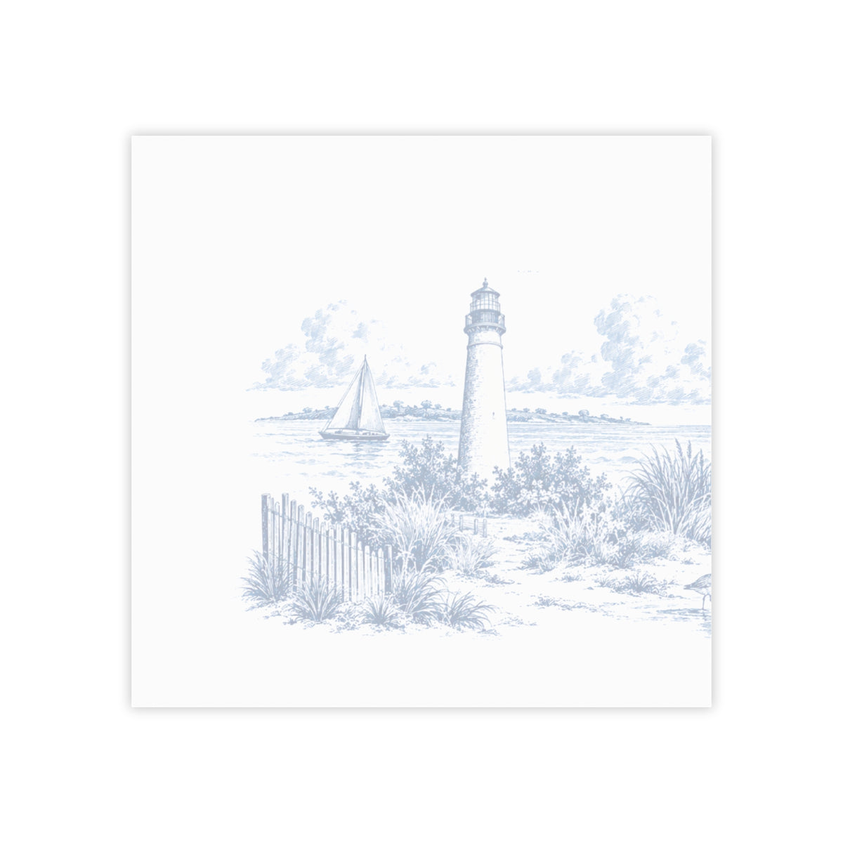 Cape May Toile - Post-it® Note Pad