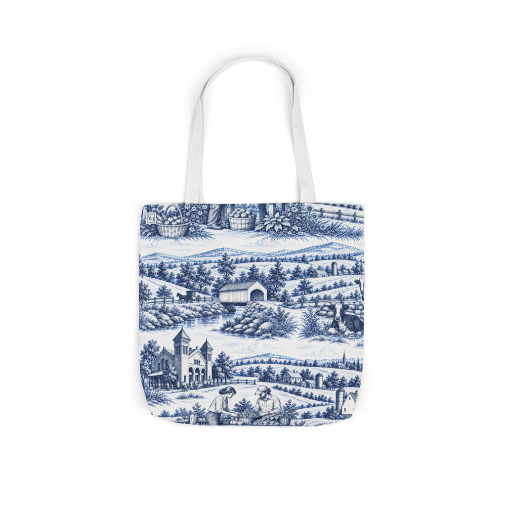 Lancaster, PA Toile - Canvas Tote Bag