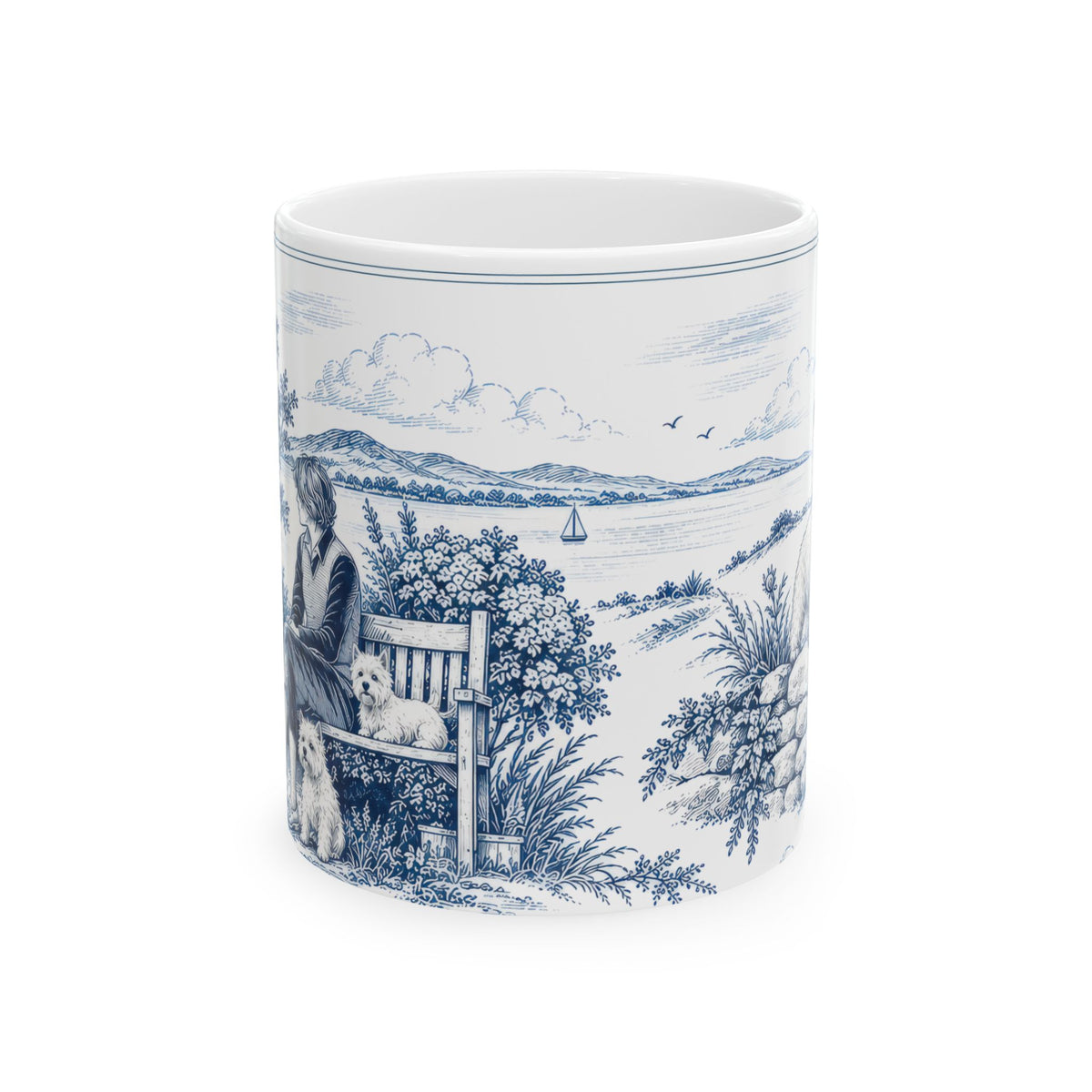 West Highland Terrier Toile - Ceramic Mug