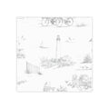 Cape May Toile - Post-it® Note Pad